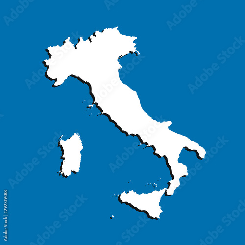 map of Italy © boreala