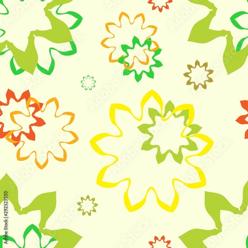 Seamless repeating floral b...
