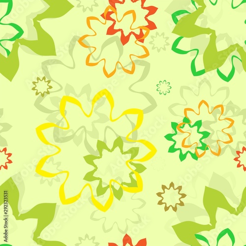 Seamless repeating floral b...
