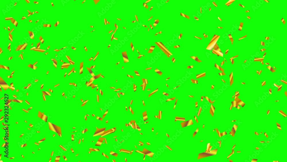 Gold confetti explosion. Gold confetti explosion.