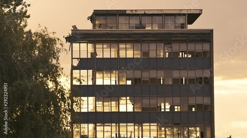 Old, ruined building, demolition