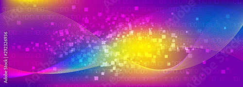 Big Data Analytics. Colorfu...