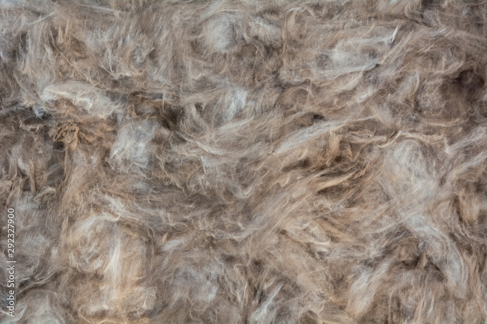 Fototapeta premium Close up on Mineral Wool Texture Background Thermal Insuation