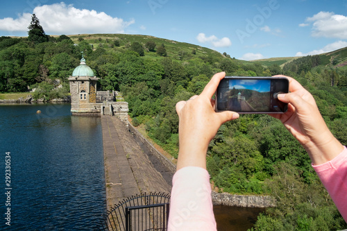 Pen y Garreg Dam, Elan Valley, Mid-Wales photo