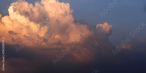 dramatic sky with clouds