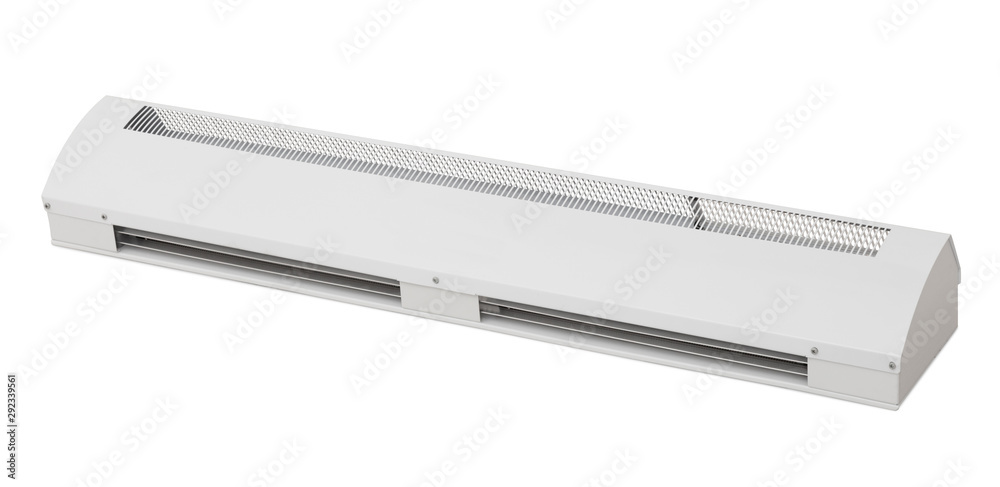 Air door, air curtain isolated on white background