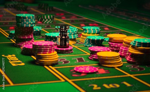 Photography Roulette Gambling chips