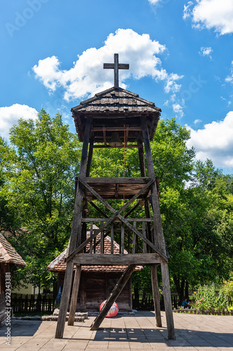 Trsic, Serbia - July 11, 2019: A little place in serbia where Vuk Karadzic was born. Church of Saint Archangel Michael. The church is on the site, where the Vukov sabor is traditionally held. photo