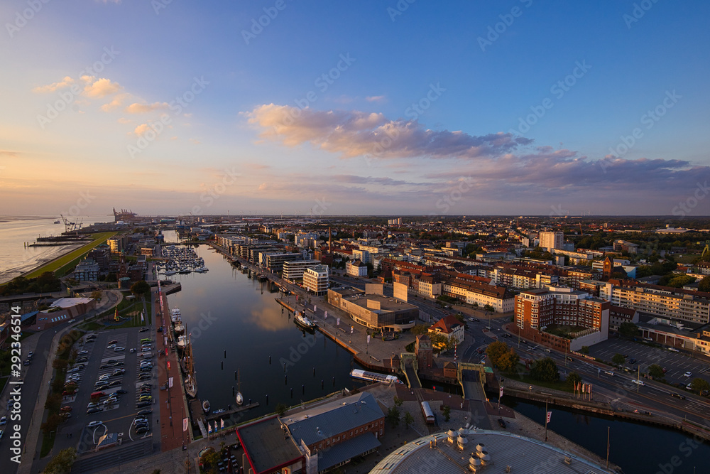 Bremerhaven - Neuer Hafen von oben