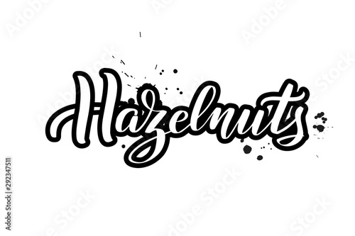 Vector calligraphy illustration isolated on white background