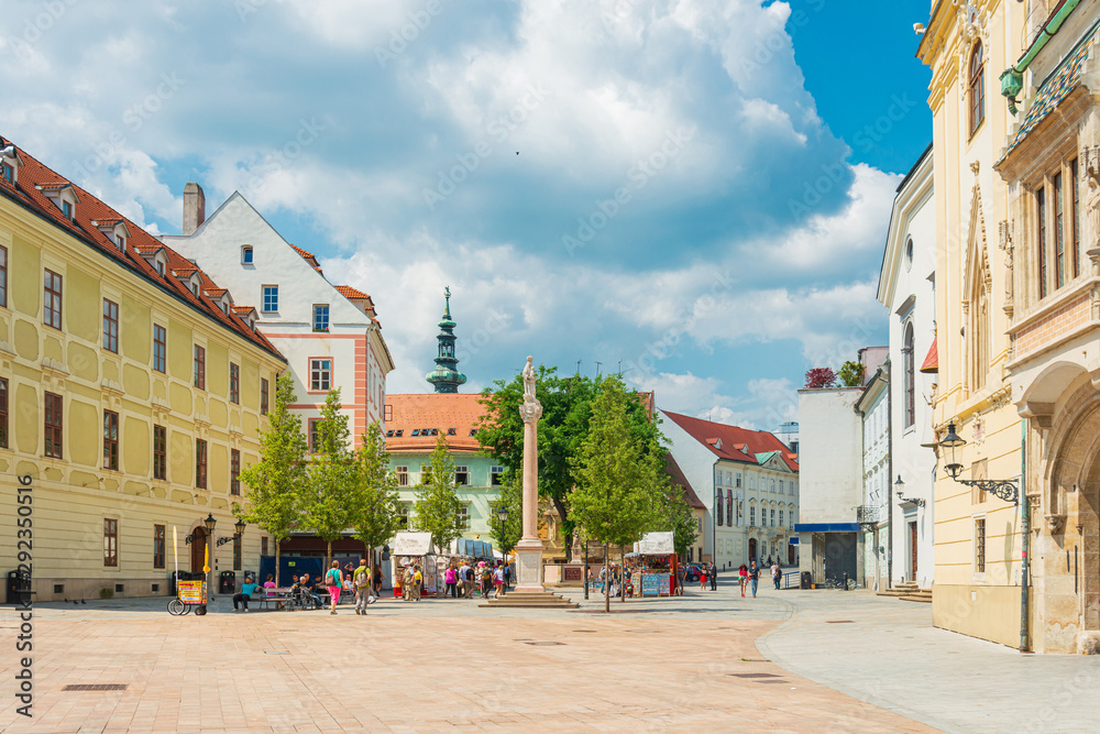 BRATISLAVA, SLOVAKIA - June 27, 2018: Old Town Hall Bratislava, Slovakia