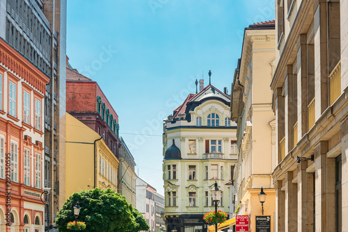 Photography BRATISLAVA, SLOVAKIA - June 27, 2018: Antique building view in Old Town Bratisla