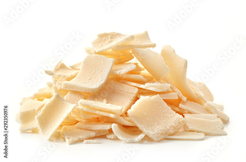Fotografie A stack of Parmesan flakes