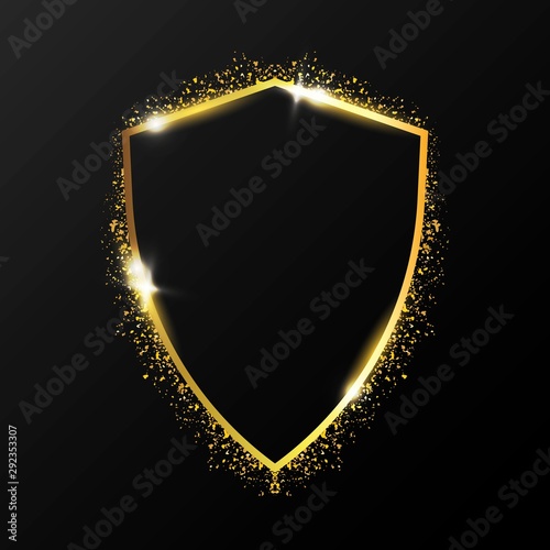 LUXURY FRAME ON DARK BACKGROUND