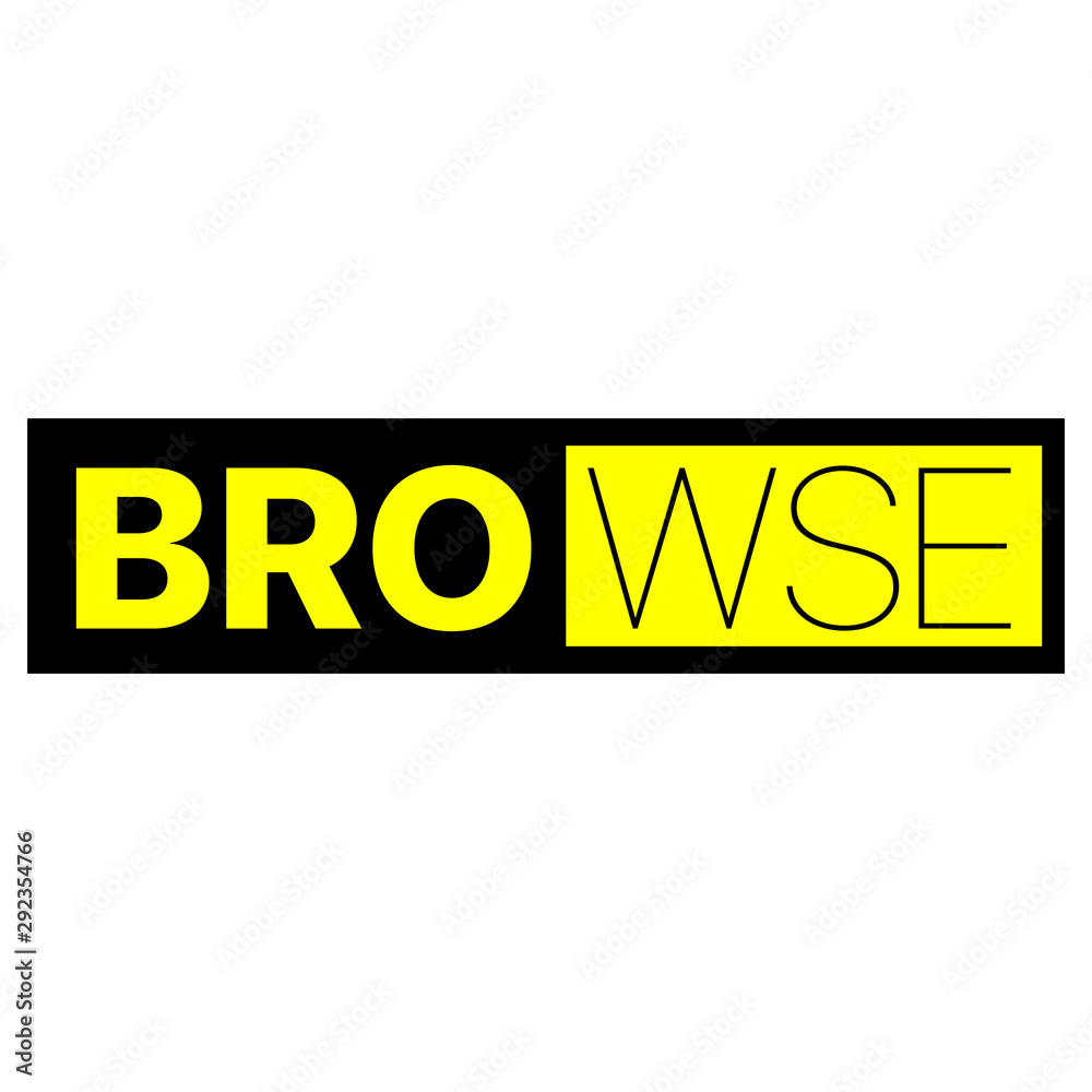 black motto in yellow on white background. black motto in yellow on white background.