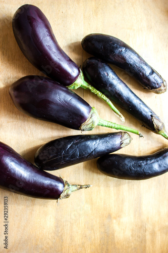 Wallpaper Mural Eggplant composition. Vegetable composition on the table. Torontodigital.ca