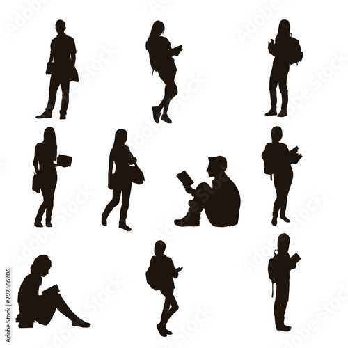 Student Silhouettes