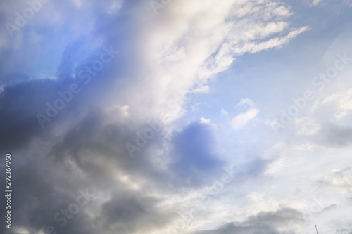 blue sky with cloud background 