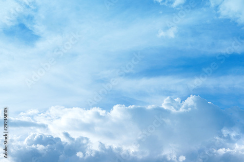 blue sky with cloud background 