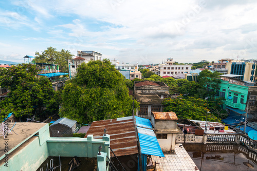 panoramic view of mandalay, myanmar