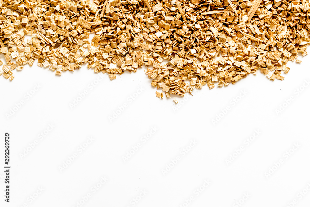 Kindling frame for fire in forest concept on white background top view space for text Kindling frame for fire in forest concept on white background top view space for text