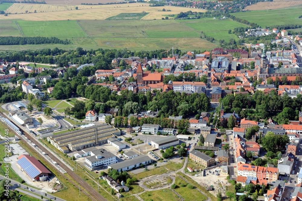Hansestadt Greifswald, Bahnhofsbereich 2015