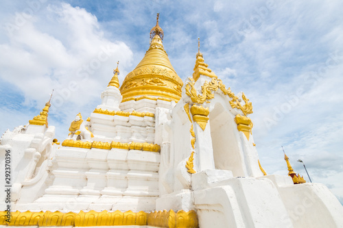 golden temple at yangon, myanmar