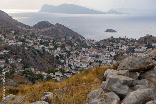 Hydra city on Hydra Island in Greece
