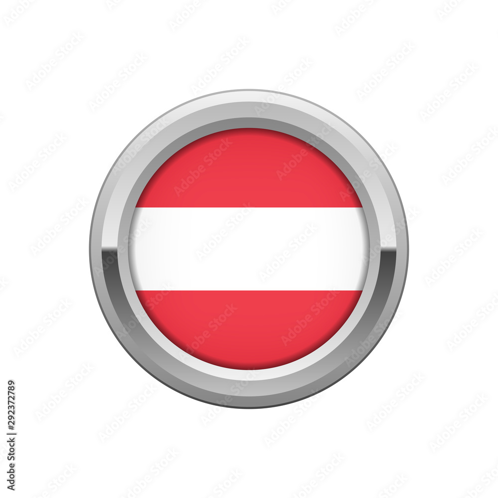 Silver badge with Austrian flag Silver badge with Austrian flag