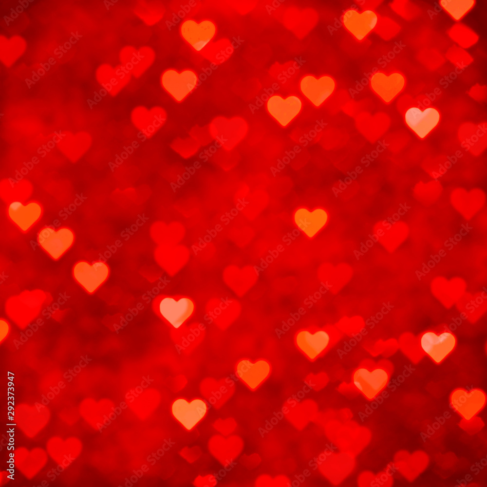 Shiny Hearts Abstract Background