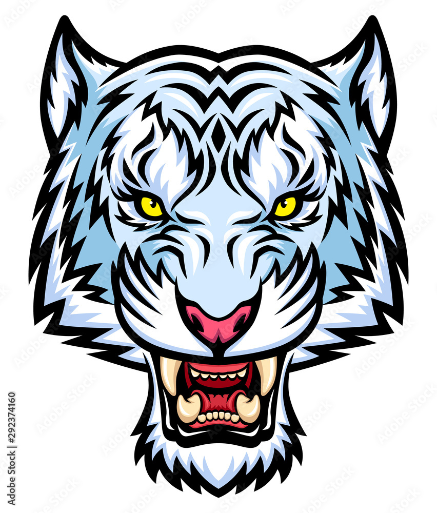 Obraz premium Bengal white tiger