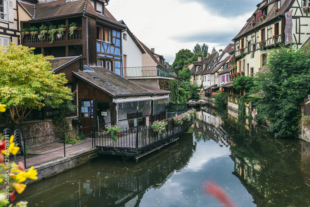 Canal in the city of Colmar