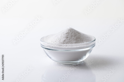 Jar with artificial sweetener aspartame E951 is harmful to health.