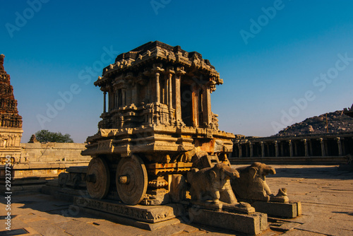 Stone chariot, Hampi, Karnataka
