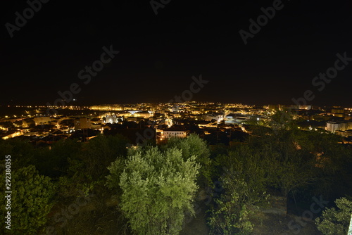 Castelo Branco is a city and a municipality in the interior of Portugal, capital of the homonymous district. Night photography of the city © martinred