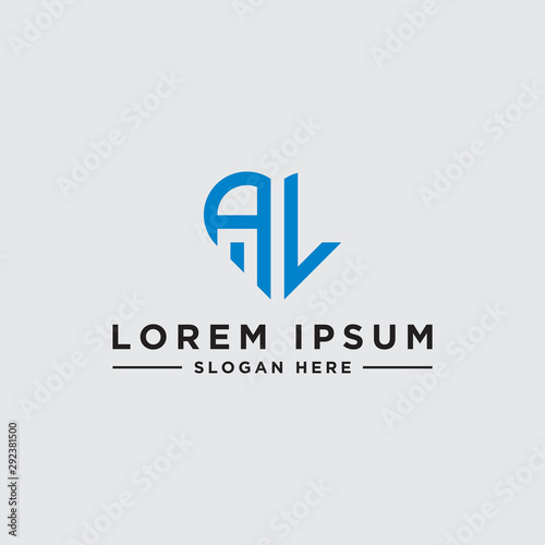 initial letters AL logo icons, inspiring logo designs for companies from. -Vectors