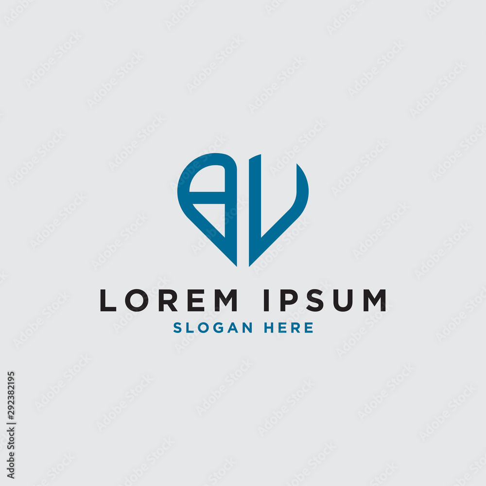 initial letter BV logo icon, the logo design inspiration for the company from. -Vectors initial letter BV logo icon, the logo design inspiration for the company from. -Vectors
