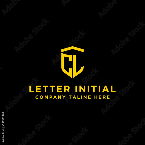 logo design for companies, Inspiration from the initial letters of the CL logo icon. - Vector