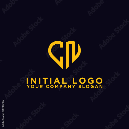 logo design for companies, Inspiration from the initial letters of the CN logo icon. - Vector
