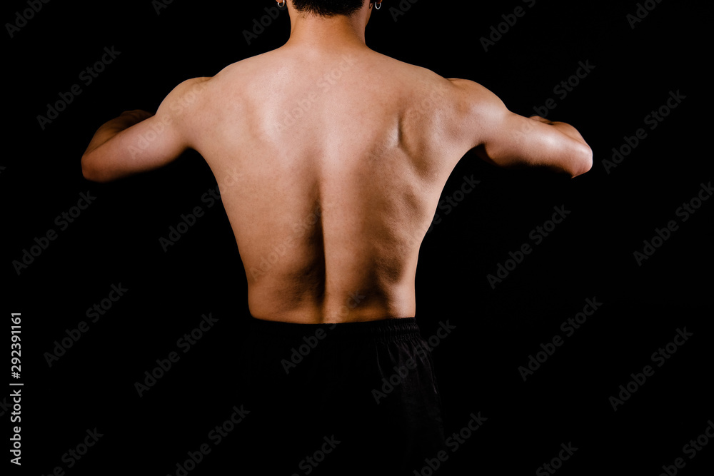 athletic muscular bodybuilder man with naked torso six pack abs. fitness workout concept athletic muscular bodybuilder man with naked torso six pack abs. fitness workout concept