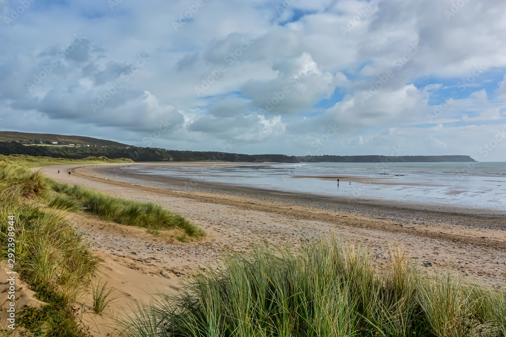 Oxwich Bay Beach, Penrice, The Gower, South Wales, United Kingdom.