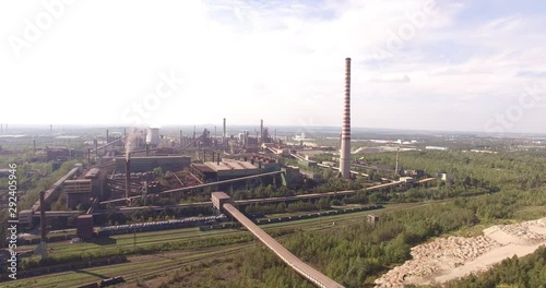 Steelworks, Huta Katowice, Silesia Region, Poland, 4K photo