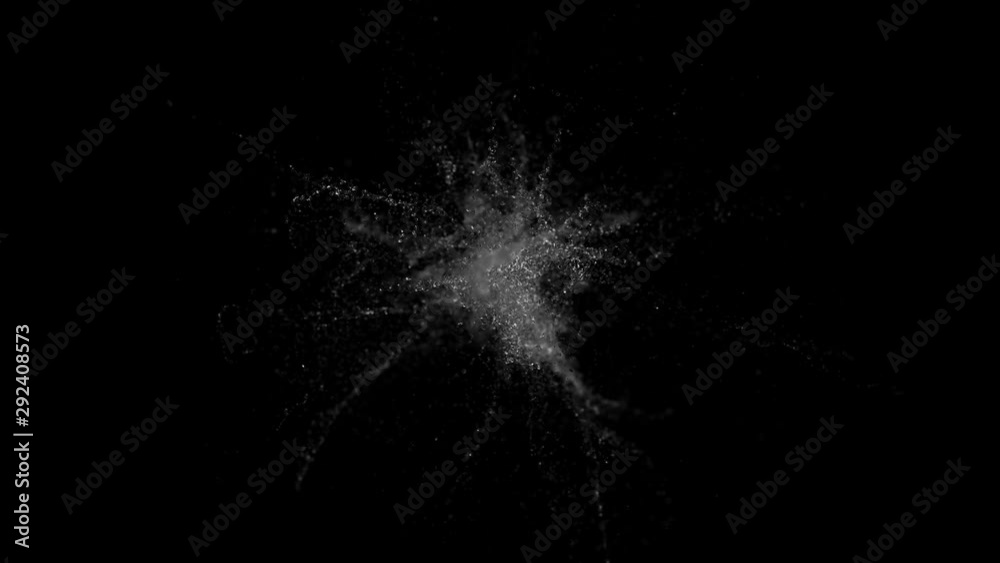 explosion of water. slow motion. alpha matte explosion of water. slow motion. alpha matte