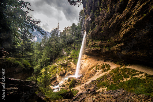 Pericnik waterfall in Triglav National Park, Julian Alps, Slovenia