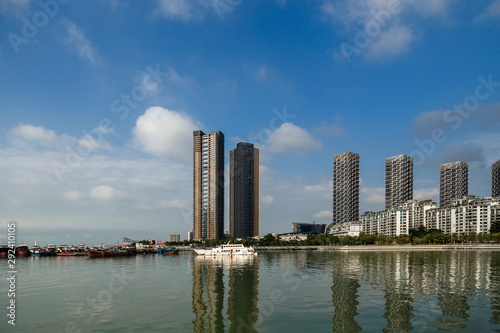 Residential high-rise buildings of a megalopolis