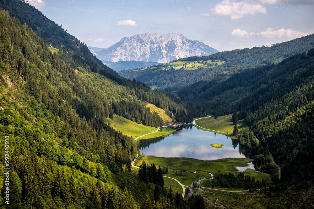 Lake Bodensee in Alps, Austria, Central Eurpe