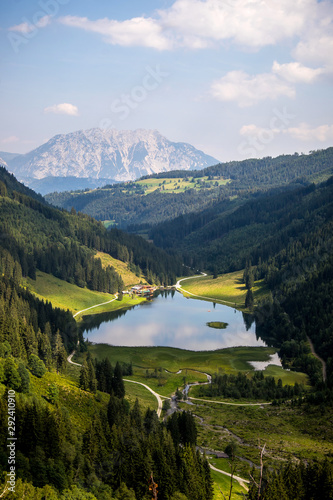 Obraz na płótnie Lake Bodensee in Alps, Austria, Central Eurpe w salonie