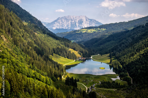 Obraz na płótnie Lake Bodensee in Alps, Austria, Central Eurpe w salonie