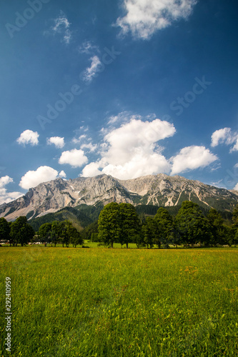Obraz na płótnie Mount Dachstein in Ramsau, Austria w salonie