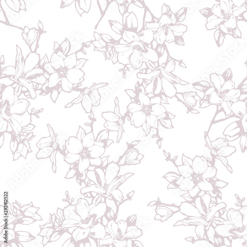 Beautiful sketchy magnolia ...